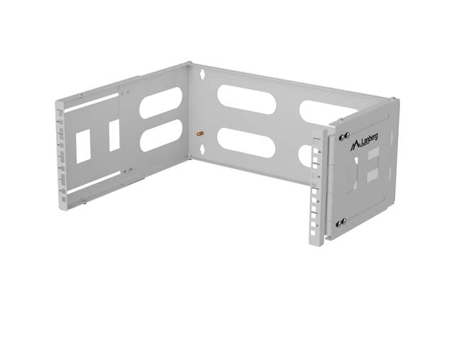 Lanberg Folding Bracket, wall-mount 19" 4U 497x400/240, Grey