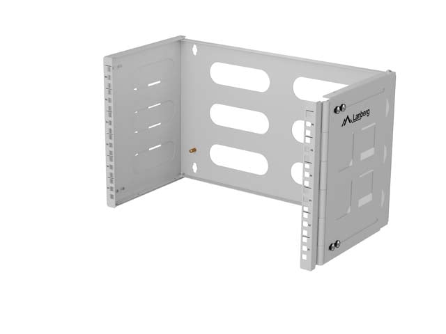 Lanberg Folding Bracket, wall-mount 19" 6U 497x400/240, Grey