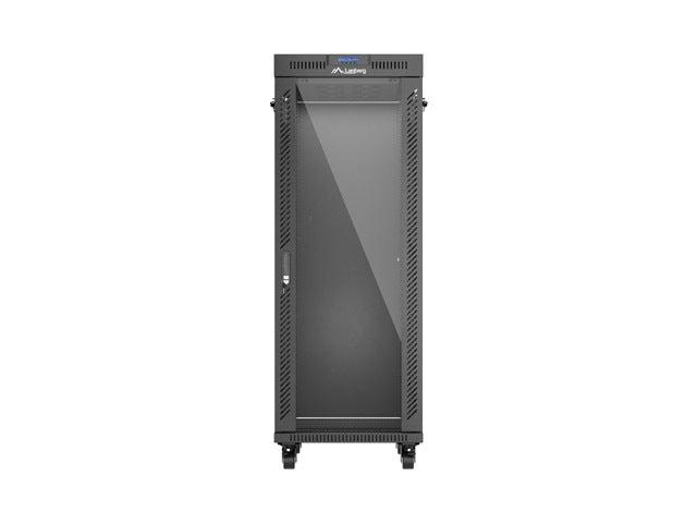 Lanberg rack cabinet 19" free-standing 32U/600X1000 (FLAT PACK) with glass door LCD black