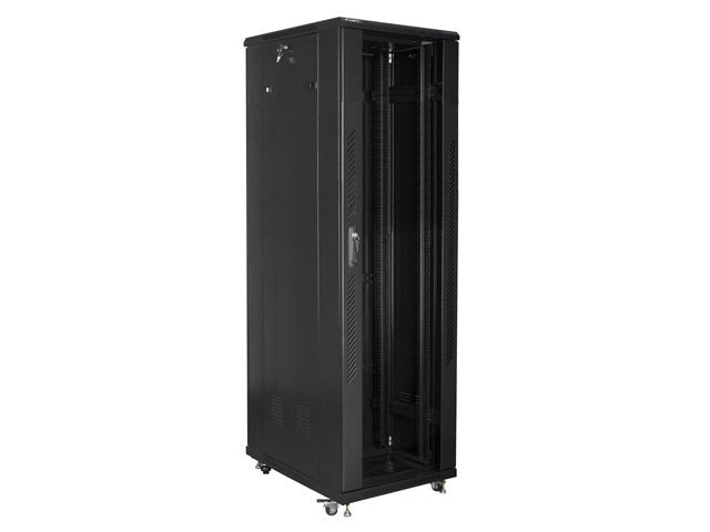 Lanberg rack cabinet 19" free-standing 42U / 600x1000 self-assembly flat pack, black
