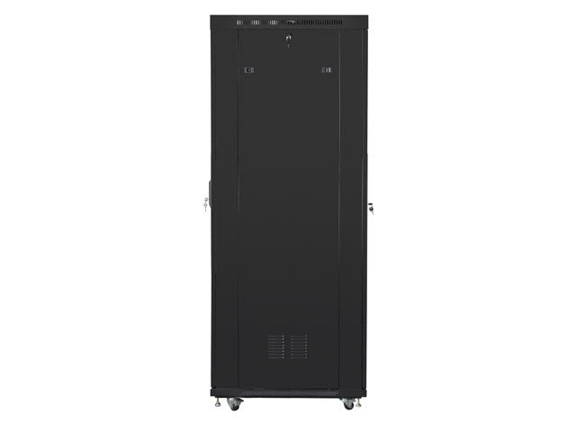 Lanberg rack cabinet 19" free-standing 42U/600x1000 (flat pack) with glass door lcd black v2