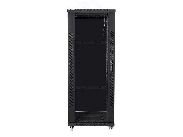 Lanberg rack cabinet 19" free-standing 32U / 600x600 self-assembly flat pack, black
