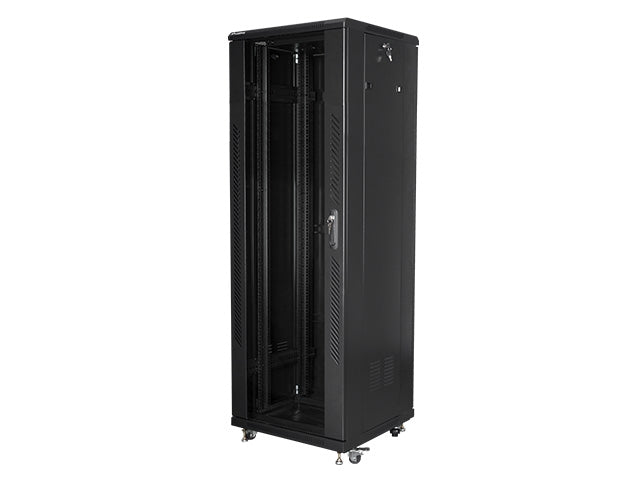 Lanberg rack cabinet 19" free-standing 37U / 600x600 self-assembly flat pack, black