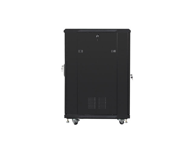 Lanberg rack cabinet 19" free-standing 22U/600x800 (flat pack) with mesh door black