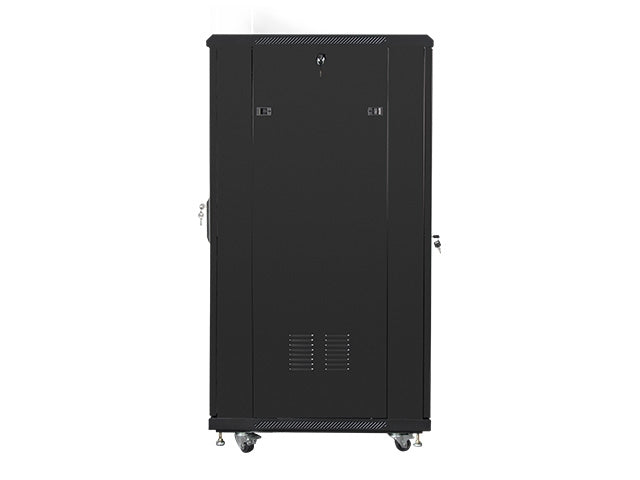 Lanberg rack cabinet 19" free-standing 27U / 600x800 self-assembly flat pack, black