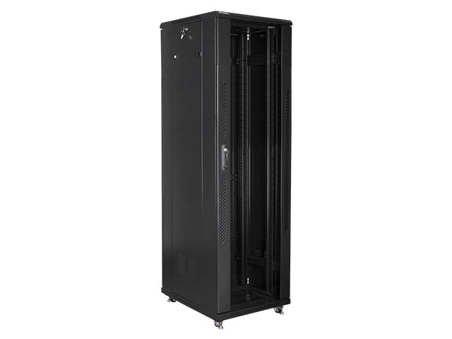 Lanberg rack cabinet 19" free-standing 42U / 600x800 self-assembly flat pack, black
