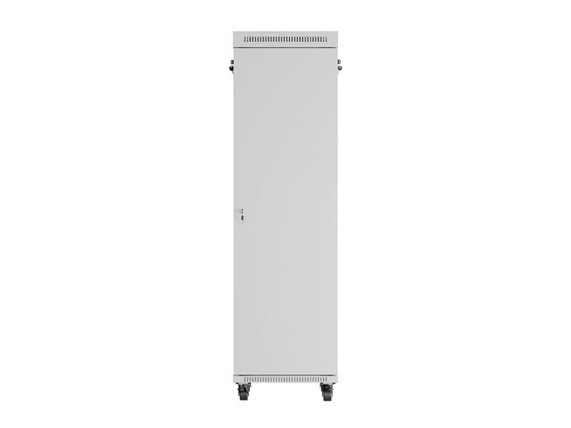 Lanberg rack cabinet 19" free-standing 42U/600x800 (flat pack) with glass door lcd grey v2