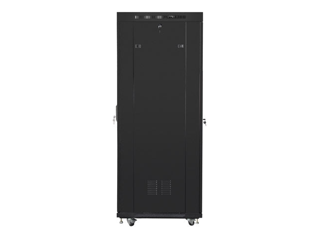Lanberg rack cabinet 19" free-standing 37U/800x1000 (flat pack) with glass door lcd black v2