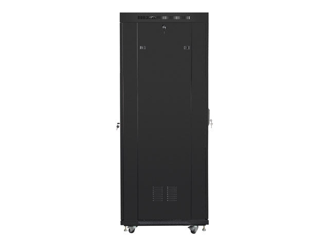 Lanberg rack cabinet 19" free-standing 37U/800x1000 (flat pack) with glass door lcd black v2