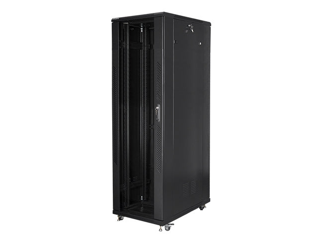 Lanberg rack cabinet 19" free-standing 42U / 800x1000 self-assembly flat pack, black