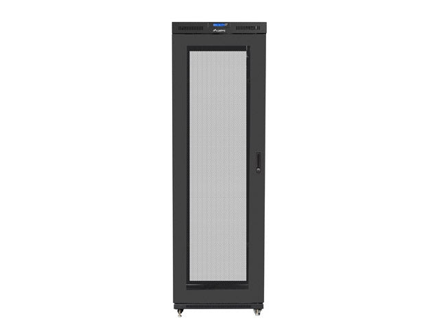 Lanberg rack cabinet 19" free-standing 47U/800x1000 (flat pack) with mesh door lcd black v2
