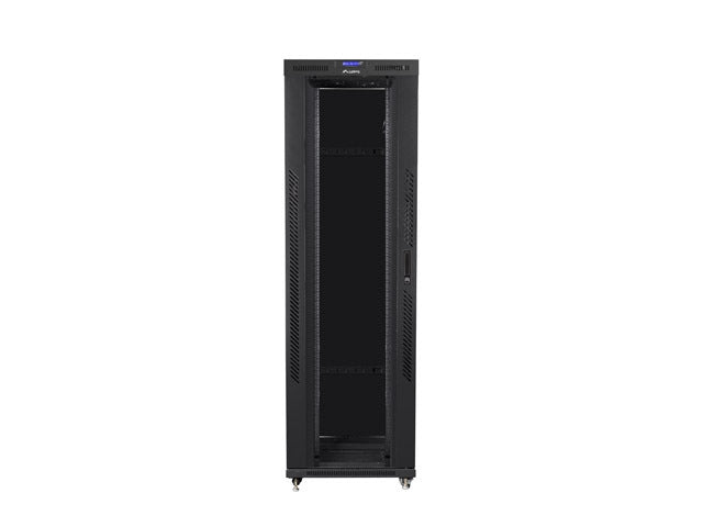Lanberg rack cabinet 19" free-standing 42U/800x1200 (flat pack) with glass door lcd black v2