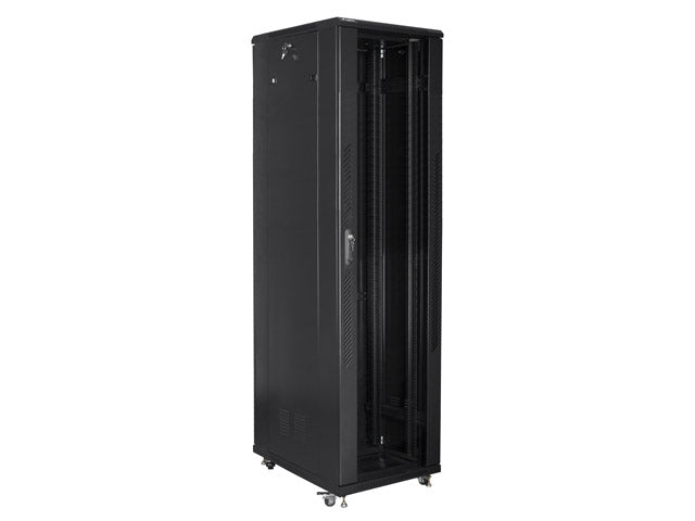 Lanberg rack cabinet 19" free-standing 37U / 800x800 self-assembly flat pack, black