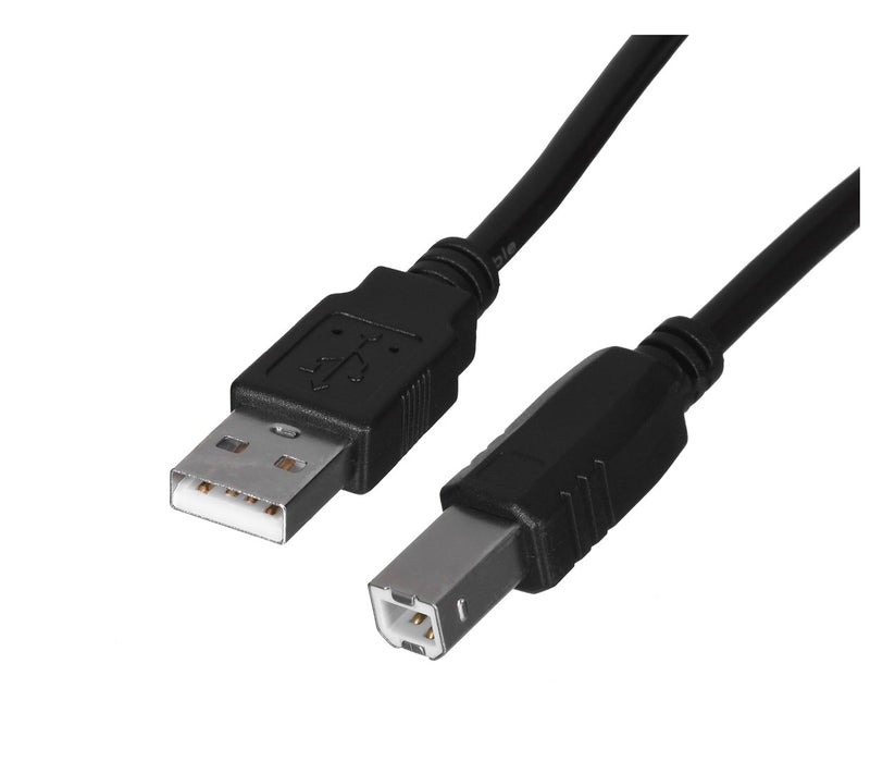 Lanberg USB-A (M) -> USB-B (M) 2.0 cable 1.8m, black