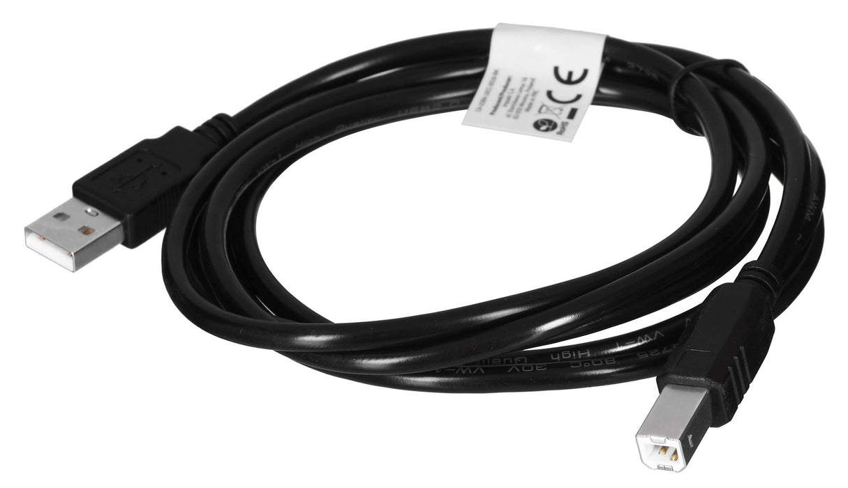 Lanberg USB-A (M) -> USB-B (M) 2.0 cable 1.8m, black