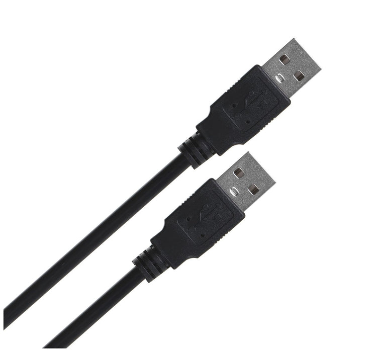 Lanberg CA-USBA-20CU-0010-BK USB cable 1m 2.0 USB A Black