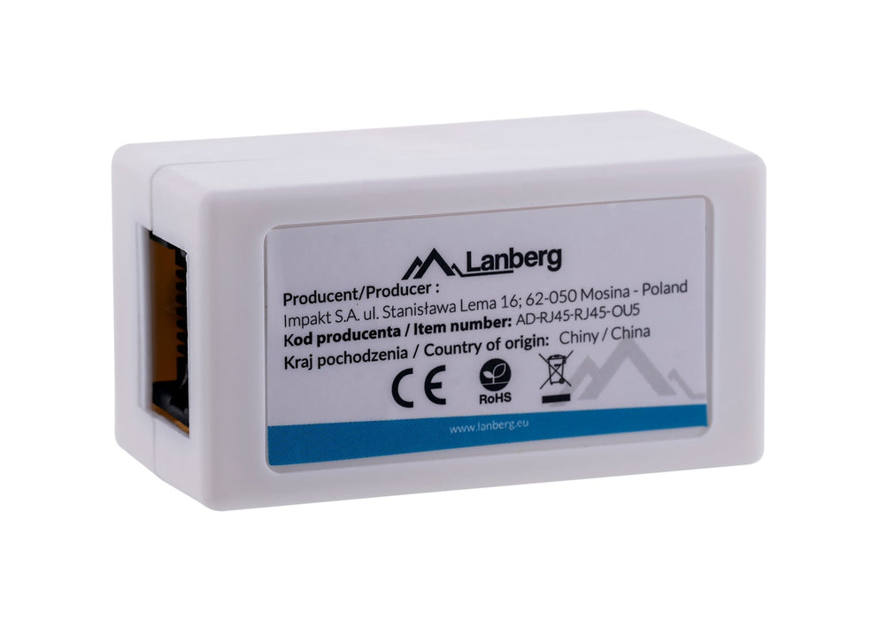 Lanberg RJ-45 inline coupler CAT.5e