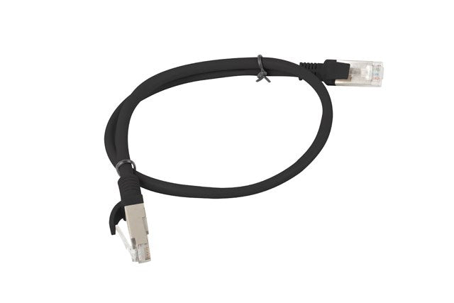 Lanberg patch cord CAT.5E 0.5m, black