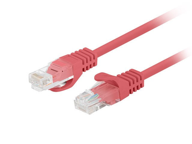 Lanberg PCU5-20CC-0025-R networking cable Red 0.25 m Cat5e U/UTP (UTP)