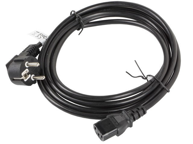 Lanberg CEE 7/7 -> IEC 320 C13 power cord 5m VDE, black