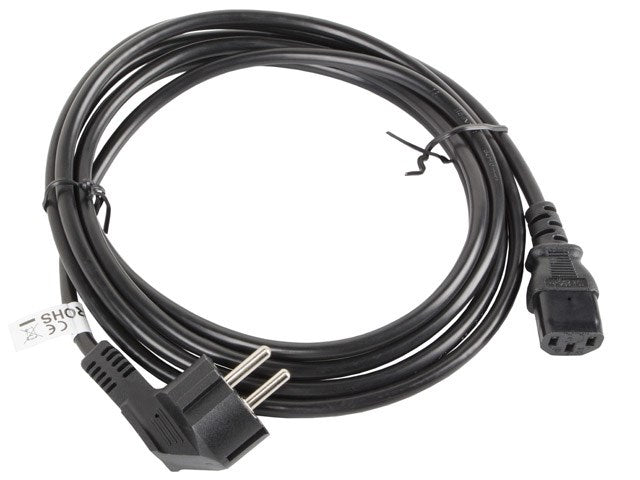Lanberg CEE 7/7 -> IEC 320 C13 power cord 5m VDE, black
