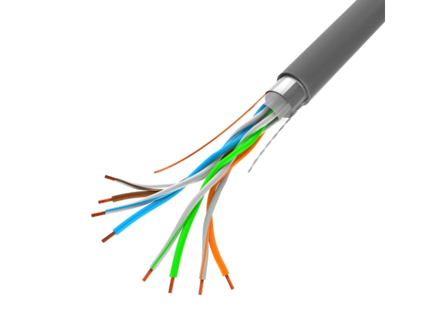 Lanberg LAN cable CAT.5e ftp 305m solid cu grey cpr + fluke passed