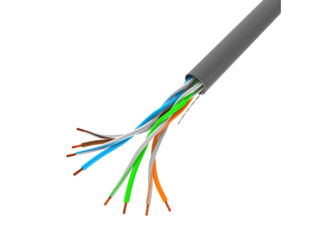 Lanberg LAN cable CAT.5e utp 305m solid cu grey cpr + fluke passed