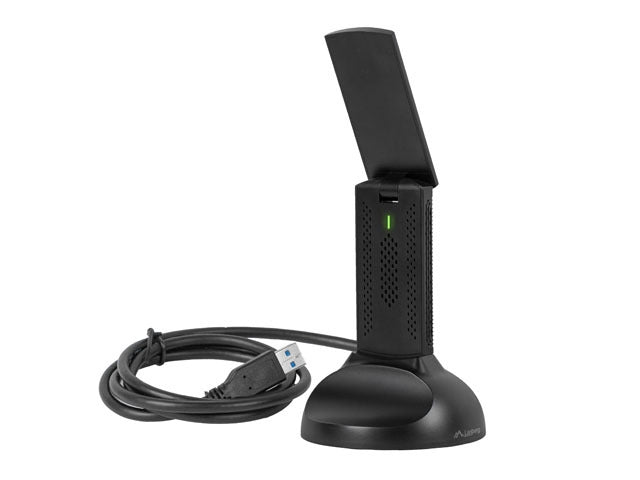 Lanberg USB adapter wireless network card nc-3000-wi ax3000 tri-band 2x internal antennas