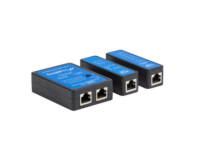Lanberg NT-0404 network cable tester PoE tester Black, Blue