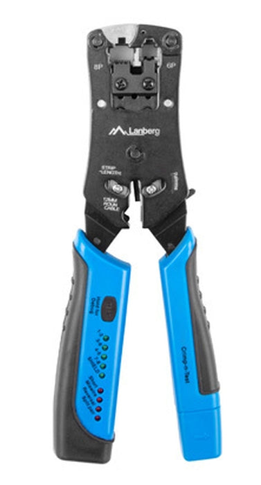 Lanberg crimping tool for RJ45, RJ12, RJ11 + cable tester