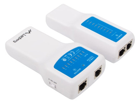 Lanberg cable tester for wiring terminated with RJ-45, RJ-11