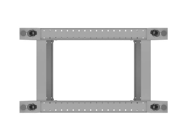 Lanberg open rack 19" 22U 600x800, grey