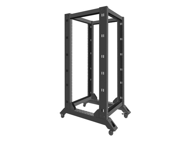 Lanberg open rack 19" 27U  600x800, black