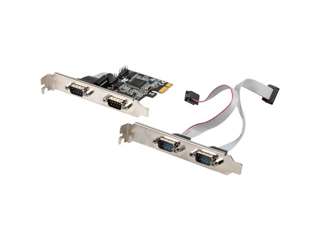 Lanberg extension card PCI-express 4x com + low profile bracket