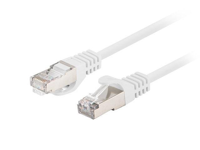Lanberg patch cord CAT.6 FTP 3m fluke passed (10-pack), white