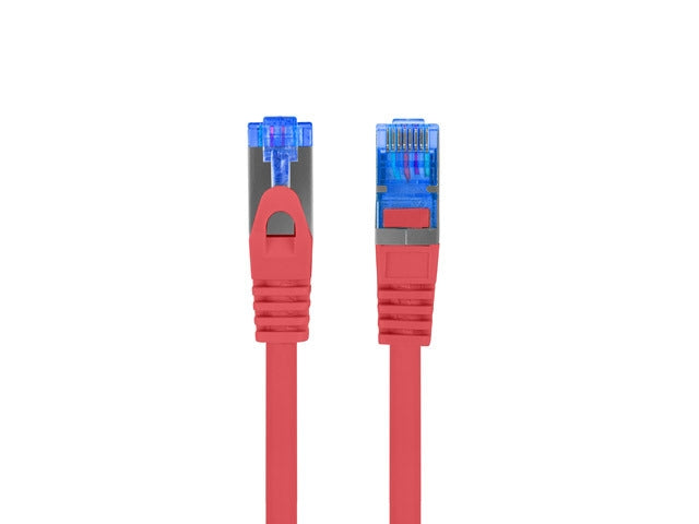Lanberg patch cord CAT.6A FTP LSZH CCA 0.5m Fluke Passed, red