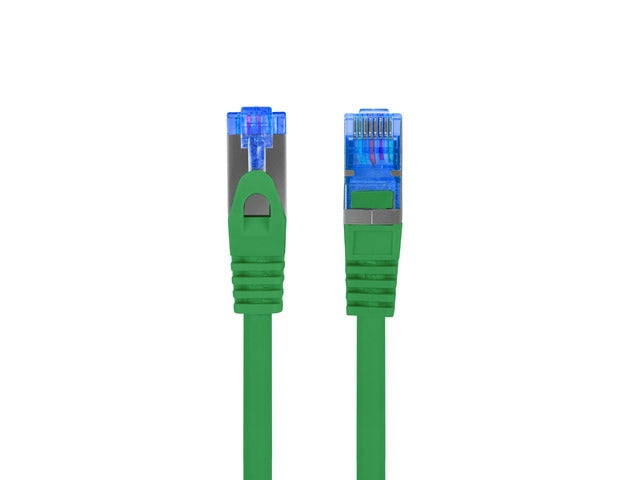 Lanberg patch cord CAT.6A FTP LSZH CCA 20m Fluke Passed, green