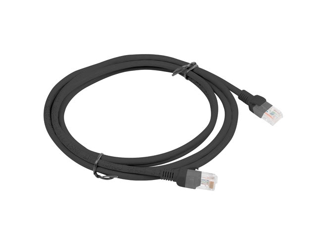 Lanberg patch cord CAT.5E 2m, black