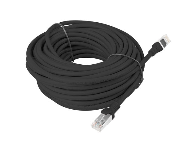 Lanberg patch cord CAT.5E 15m, black