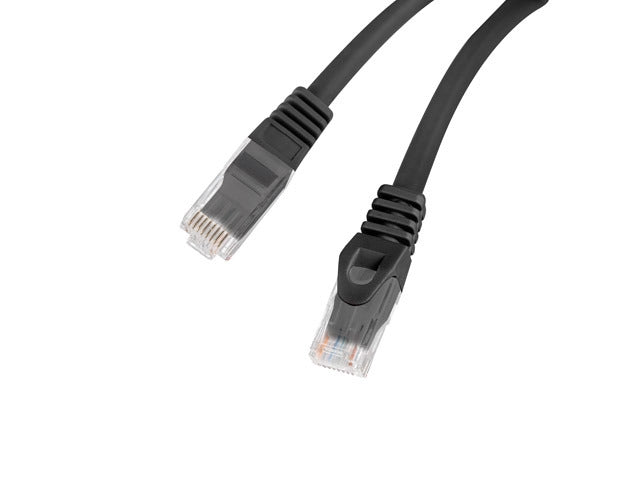 Lanberg patchcord CAT.6 utp lszh cu 3m black fluke passed