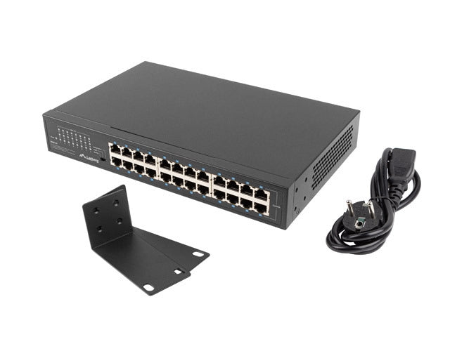 Lanberg switch rsge-24 24x 1GB unmanaged gigabit ethernet rack 19"