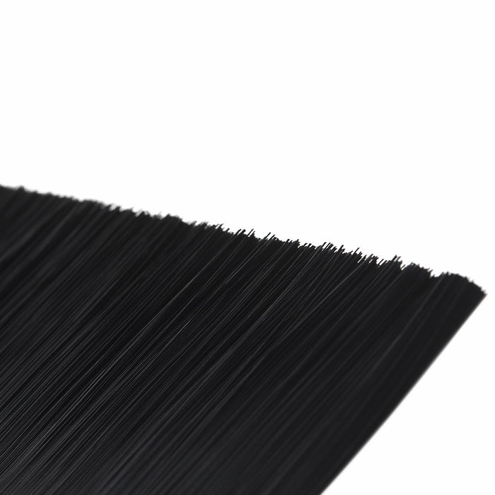 Lanberg 19" cable entry brush panel, black