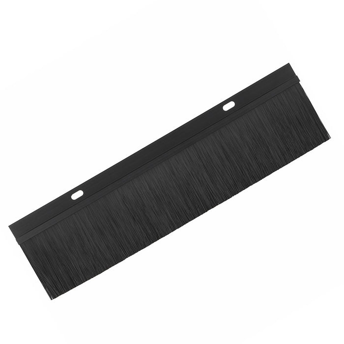 Lanberg 19" cable entry brush panel, black