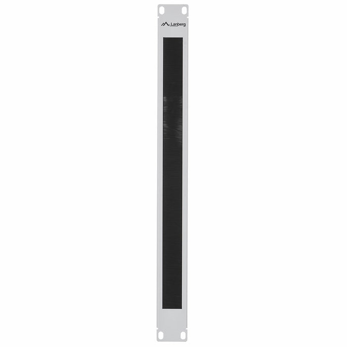 Lanberg 19" brush panel 1U, grey