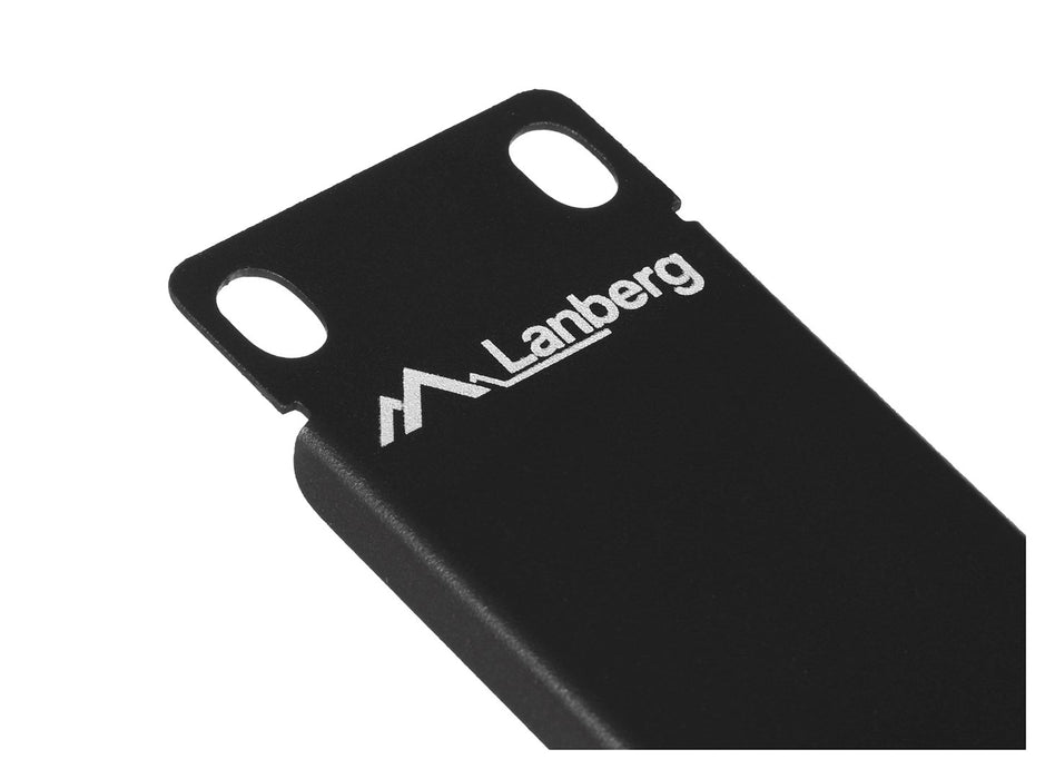 Lanberg 19" blanking panel 1U, black