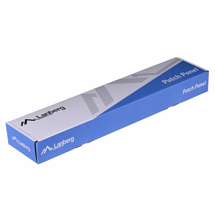 Lanberg patch panel blank 24 port 1U for keystone modules gray