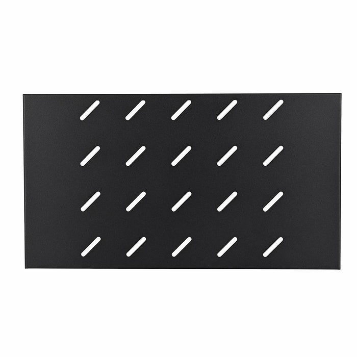 Lanberg 19" fixed shelf 1U / 496x280mm, max load capacity up to 120 kg, black