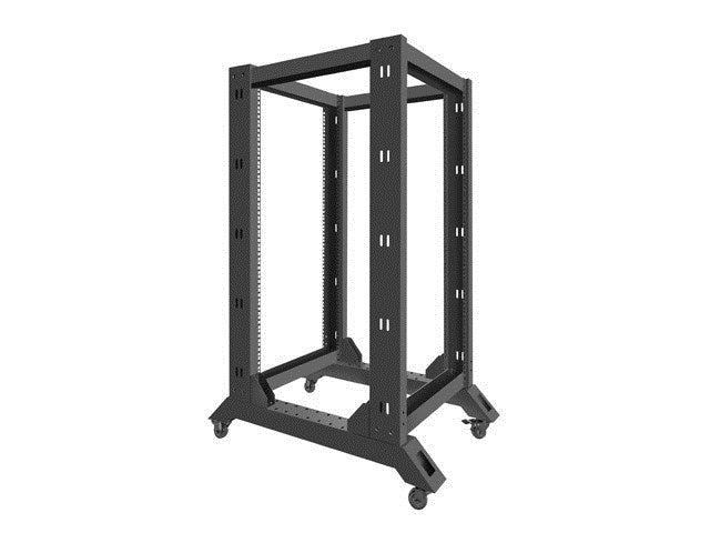 Lanberg open rack 19" 22U 600x800, black
