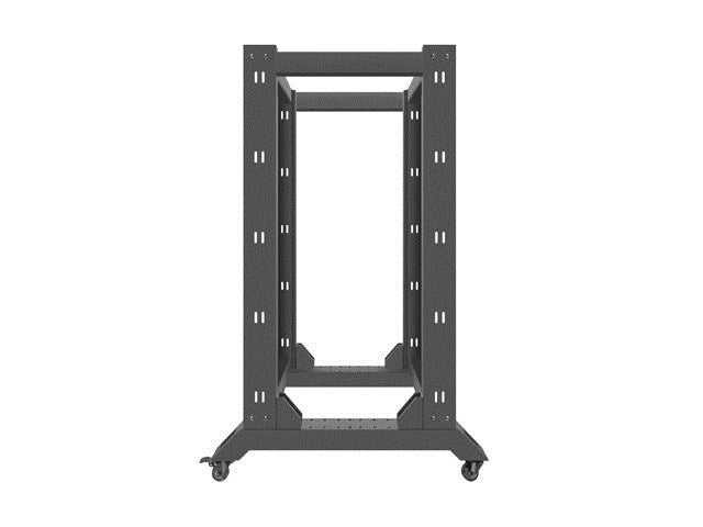 Lanberg open rack 19" 22U 600x800, black