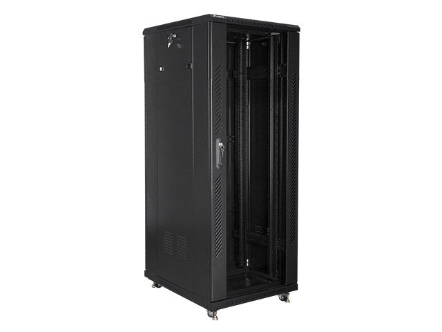 Lanberg rack cabinet 19" free-standing 32U / 600x800 self-assembly flat pack, black